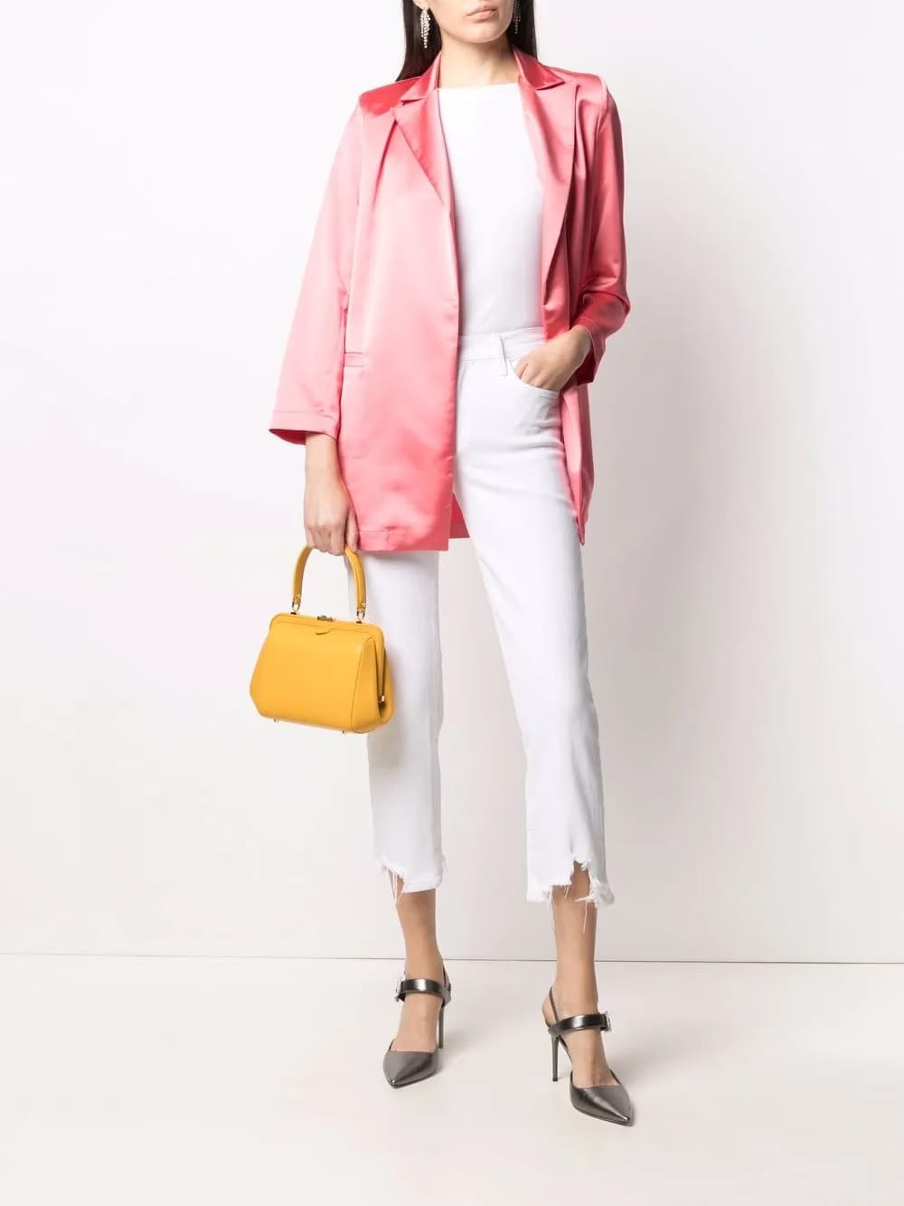 Class leather tote bag
