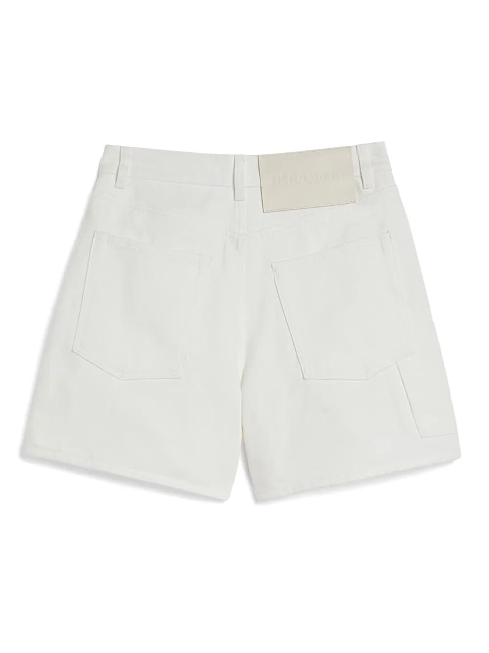 high-rise denim shorts