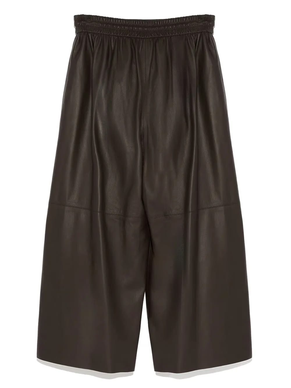culotte leather trousers