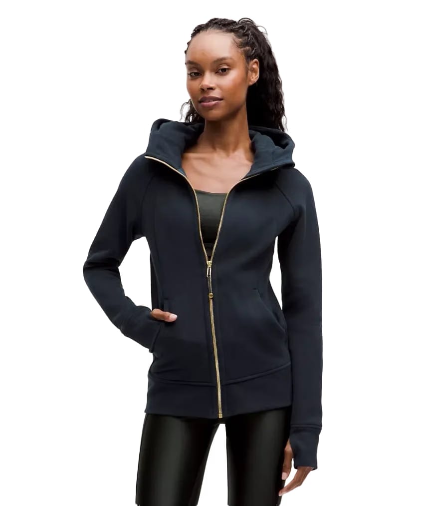 Lululemon Scuba Full-Zip Hoodie True Navy/Gold
