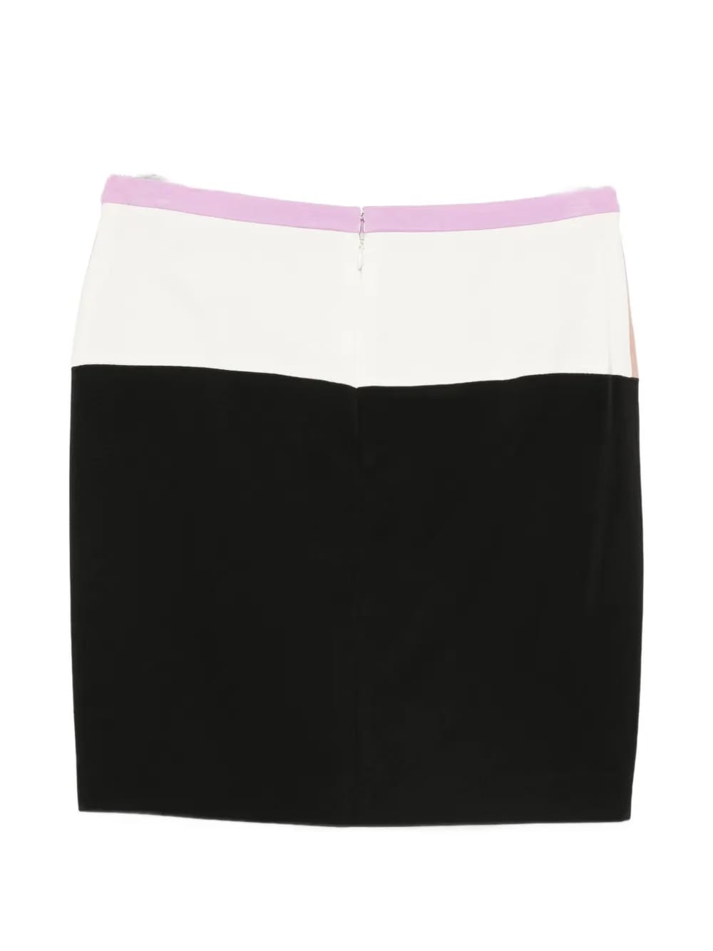 2000s colour-block mini skirt