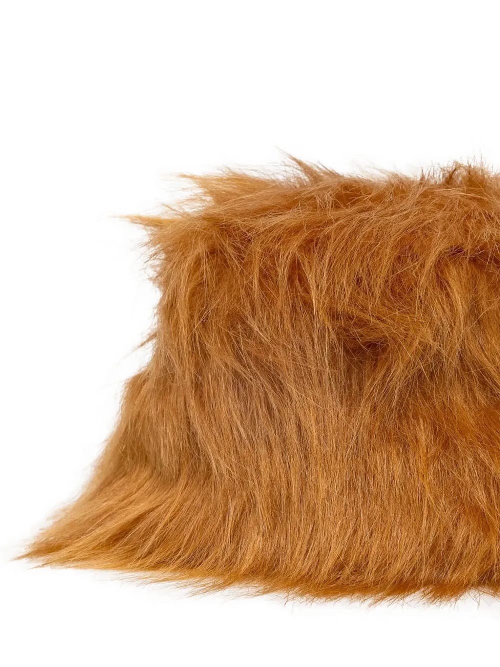 faux-fur bucket hat