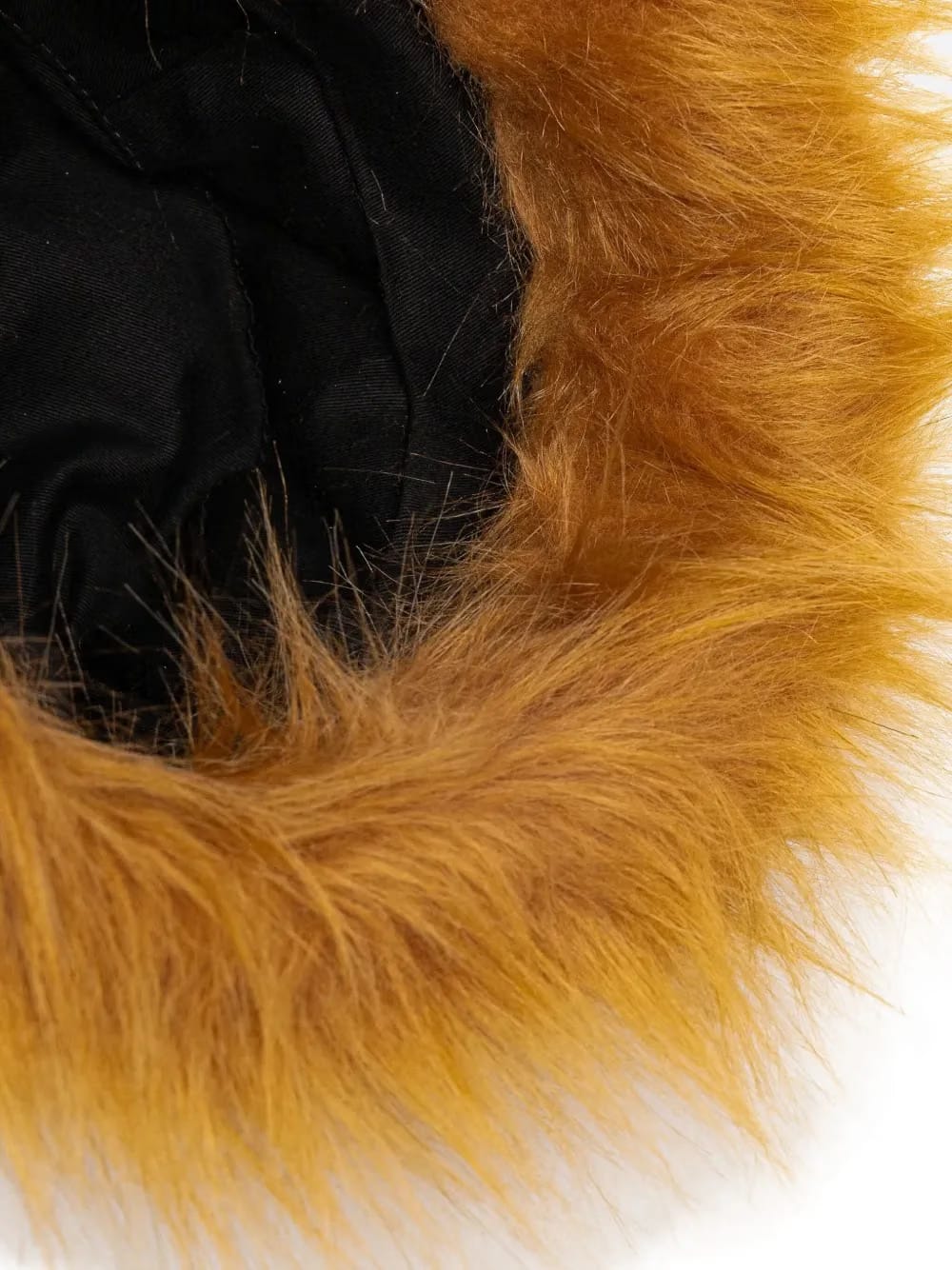 faux-fur bucket hat