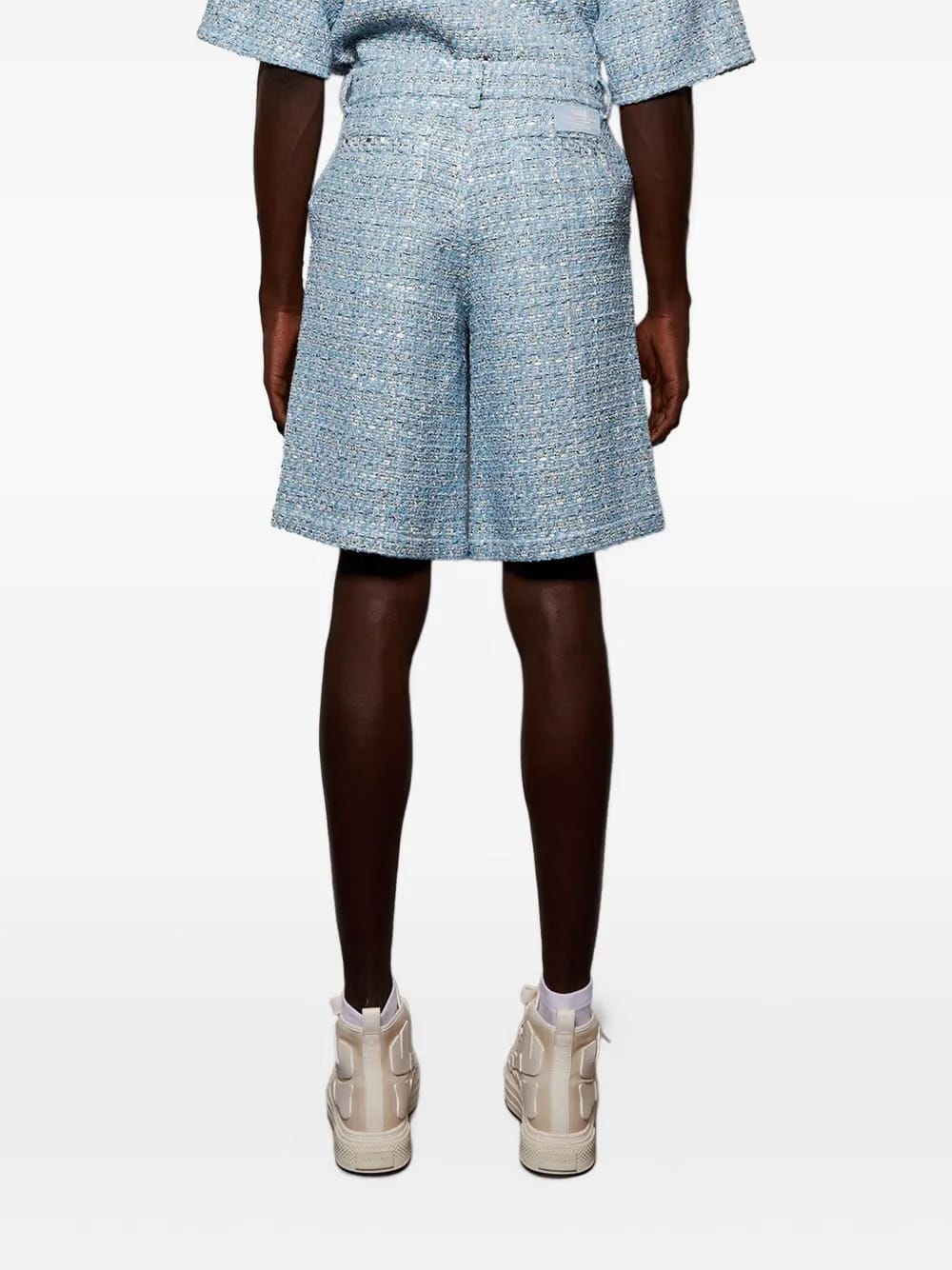 Boucle side-pockets shorts