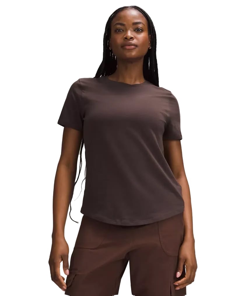 Lululemon Love Curved-Hem Crewneck T-Shirt Espresso