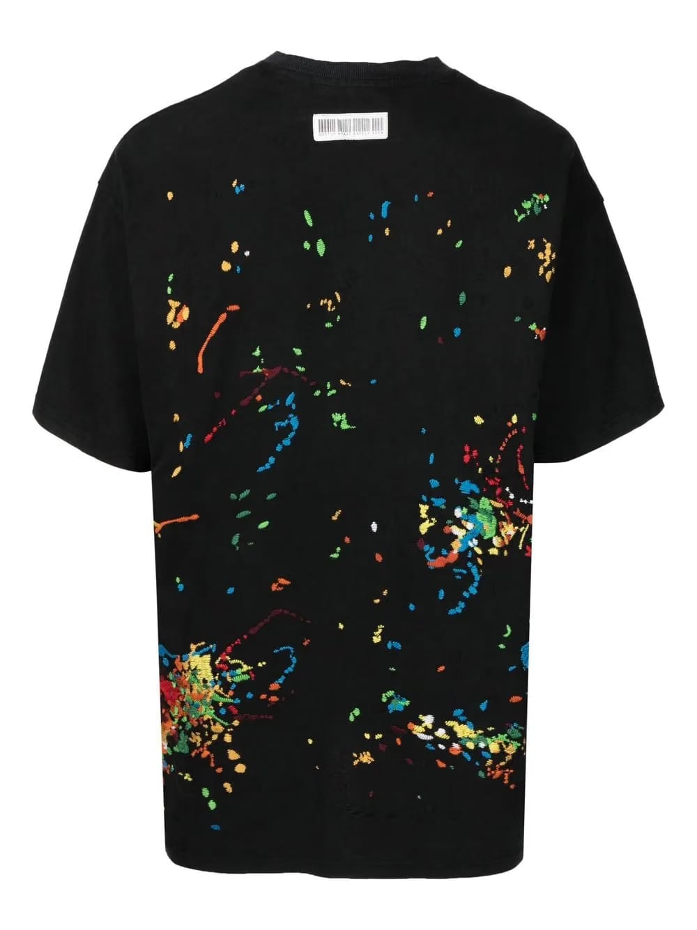 Warped-Logo paint-splatter T-Shirt