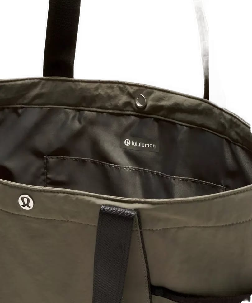 Lululemon Daily Multi-Pocket Tote Bag 20L Grey Sage/Black