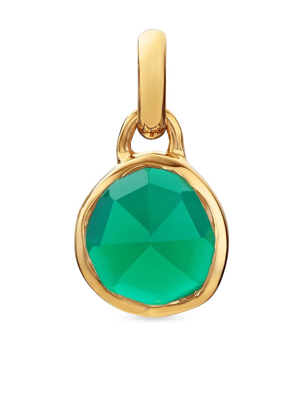 Siren mini bezel pendant charm