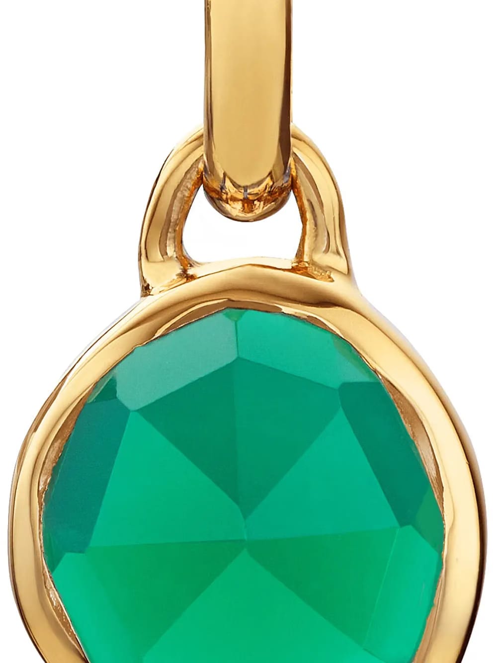 Siren mini bezel pendant charm