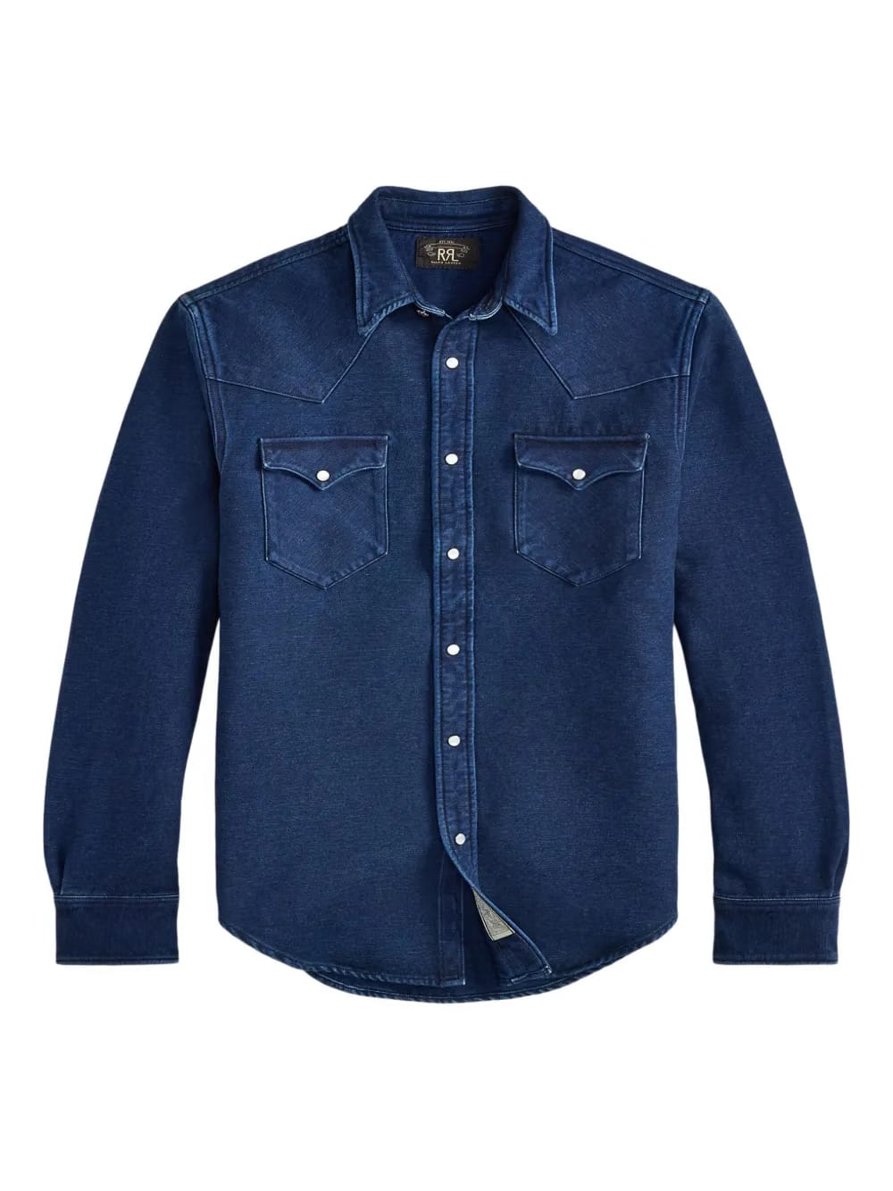 brushed-cotton long-sleeve shirt