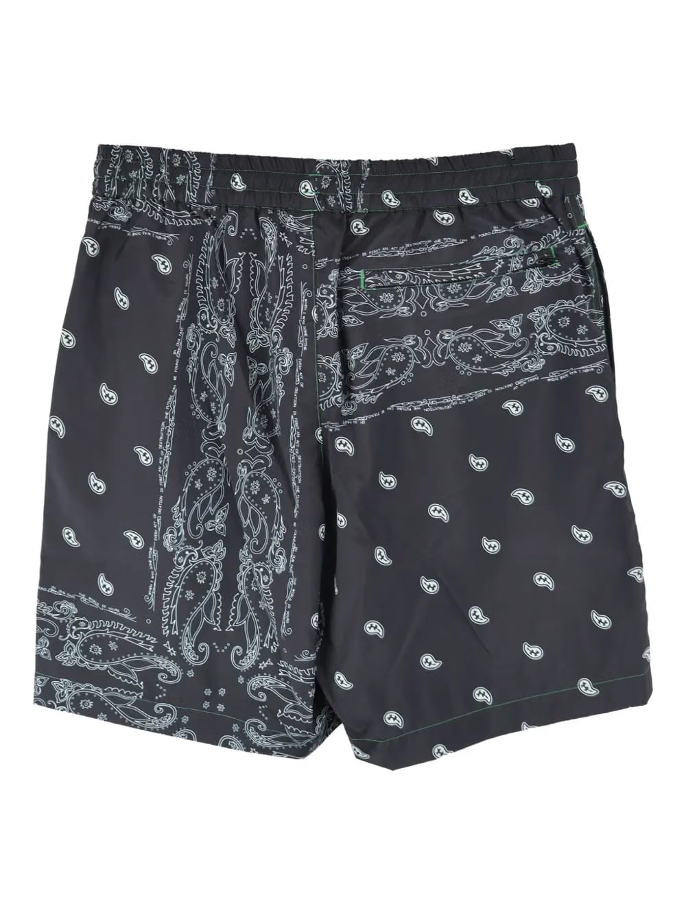paisley-print drawstring swim shorts
