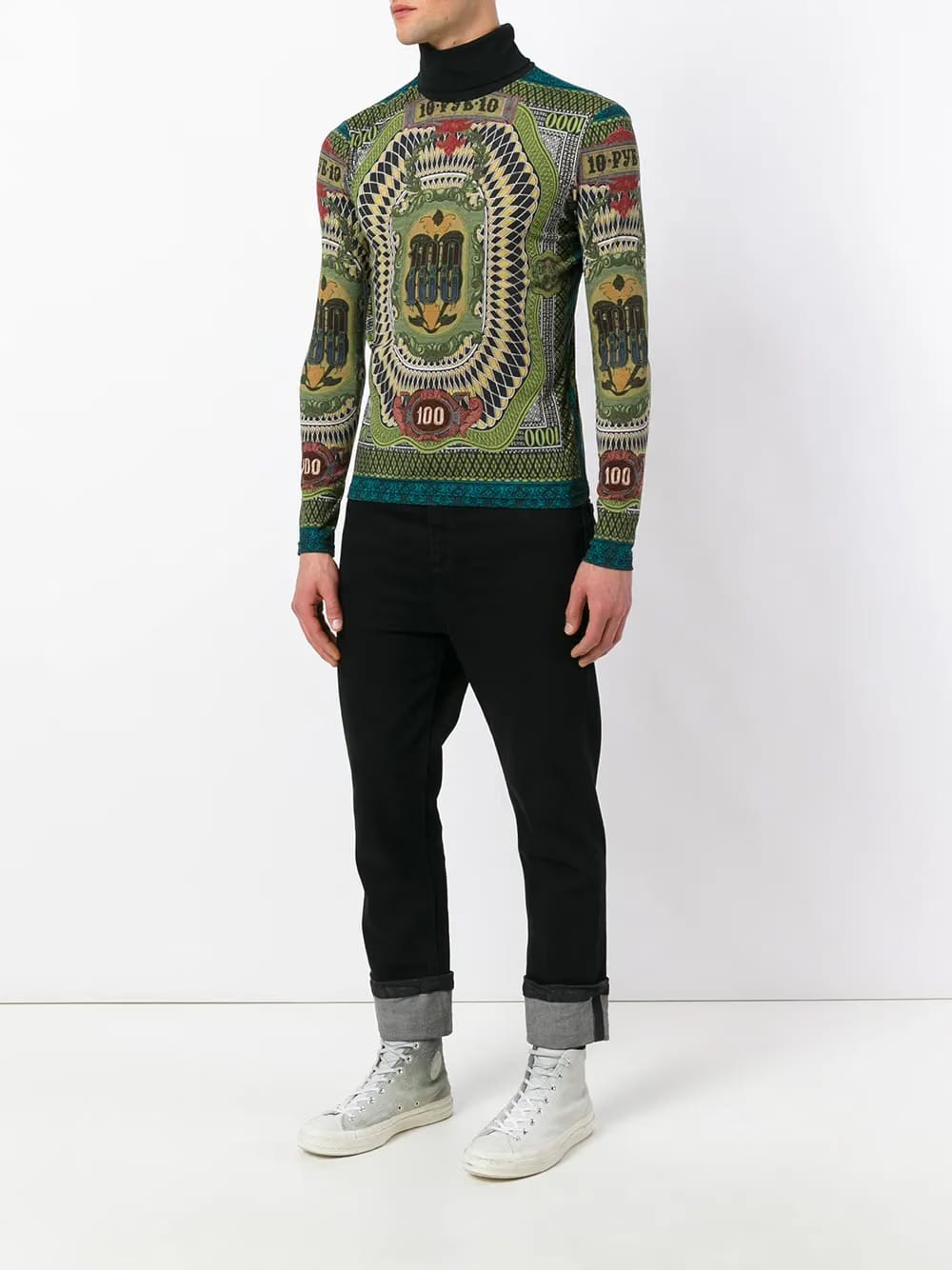 1994 roll neck 100 dollar sweater