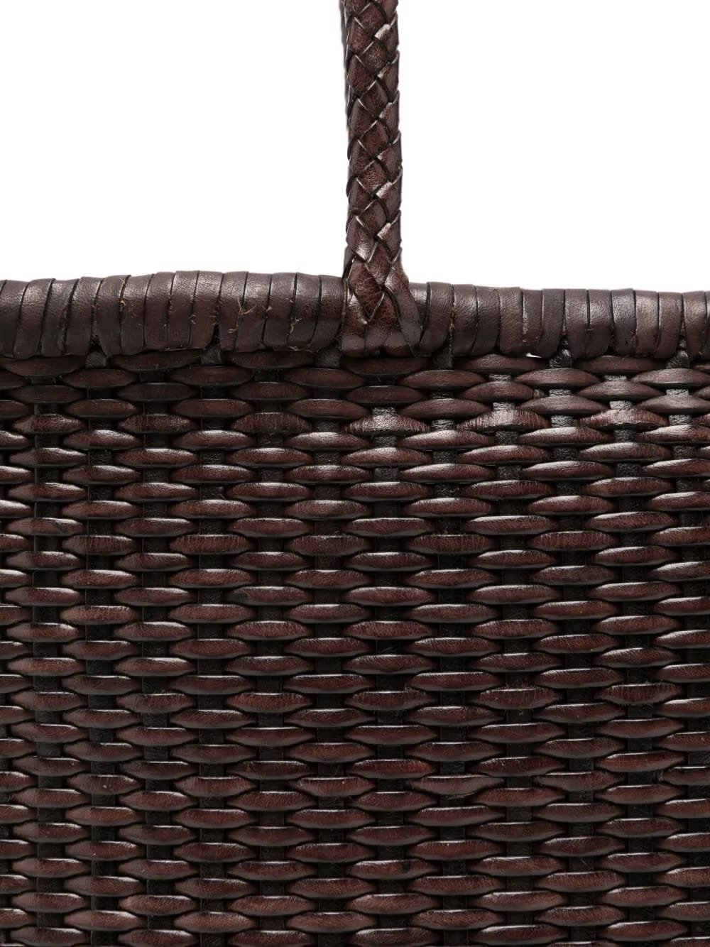 large B Weave leather shoulder bag