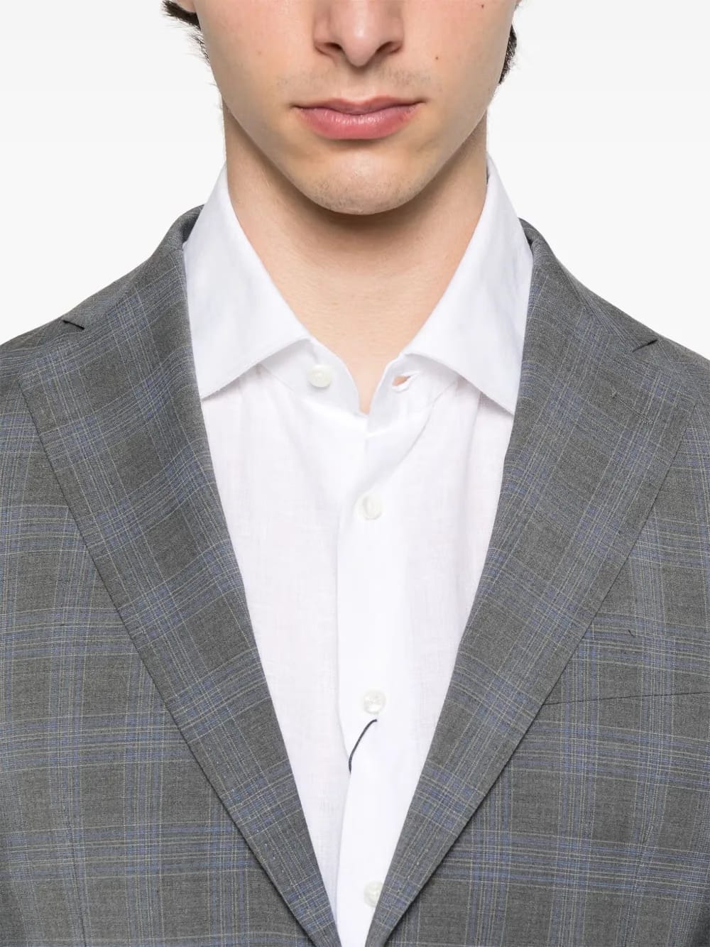 checked suit