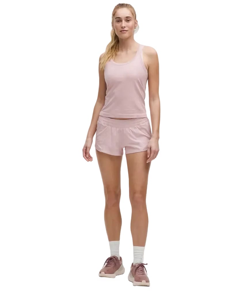 Lululemon Hotty Hot Low-Rise Lined Shorts 2.5" Pink Haze
