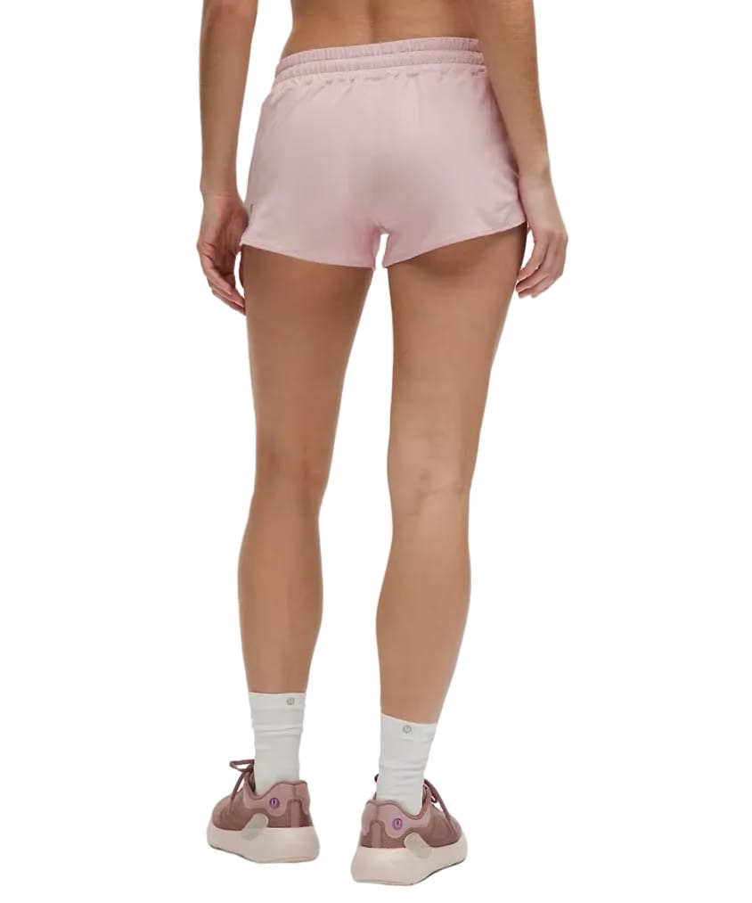 Lululemon Hotty Hot Low-Rise Lined Shorts 2.5" Pink Haze