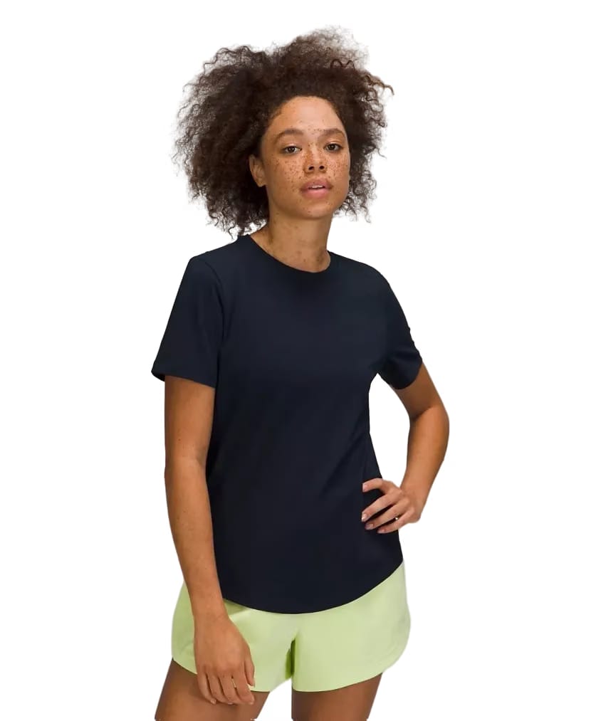 Lululemon Love Curved-Hem Crewneck T-Shirt True Navy