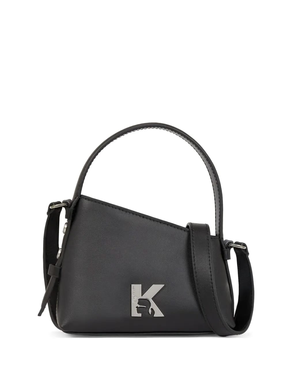 Geo angular-silhouette shoulder bag