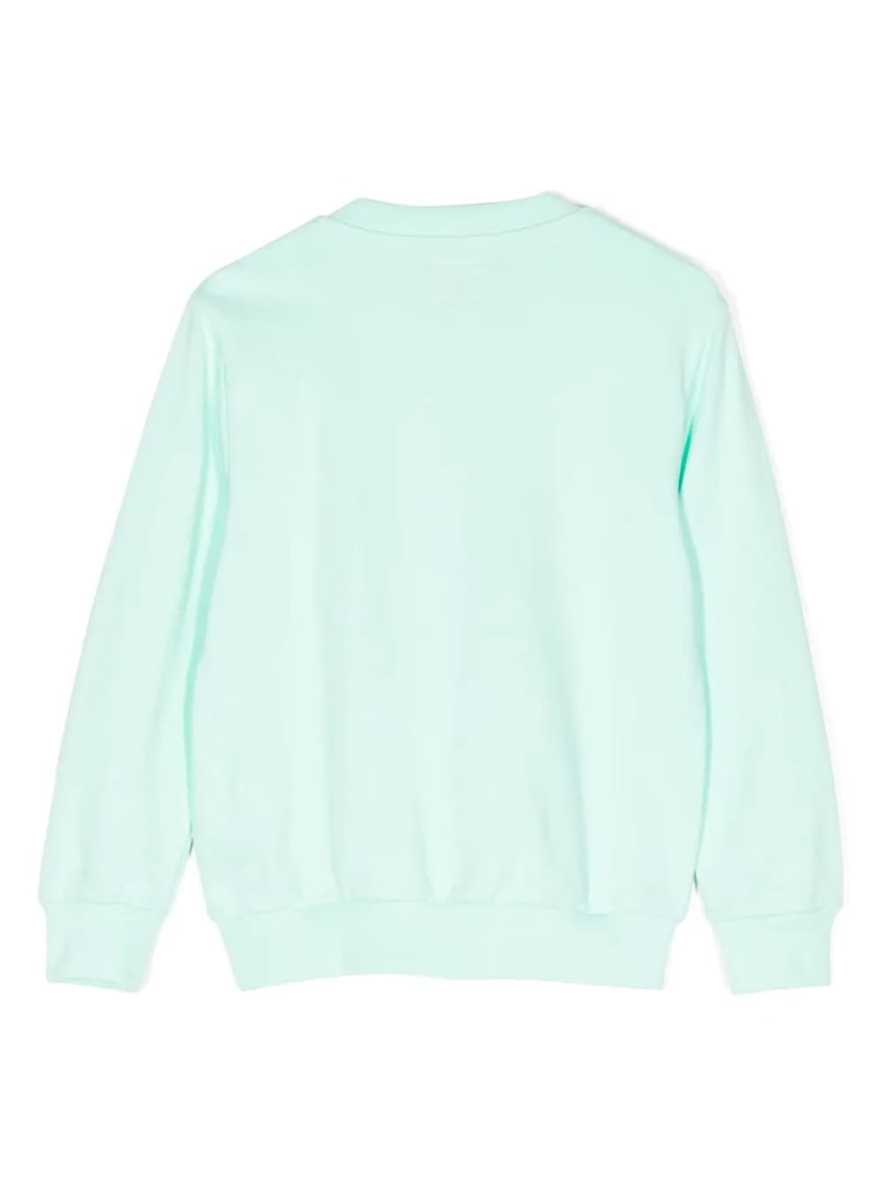 graphic-print long-sleeve cotton jumper