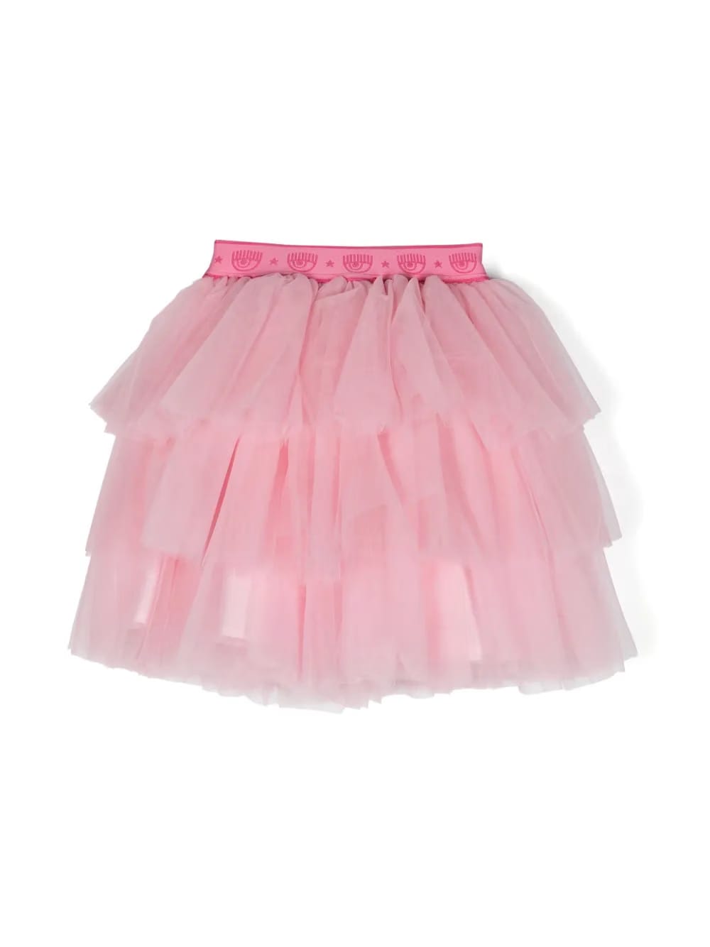 logo-waistband tulle tutu