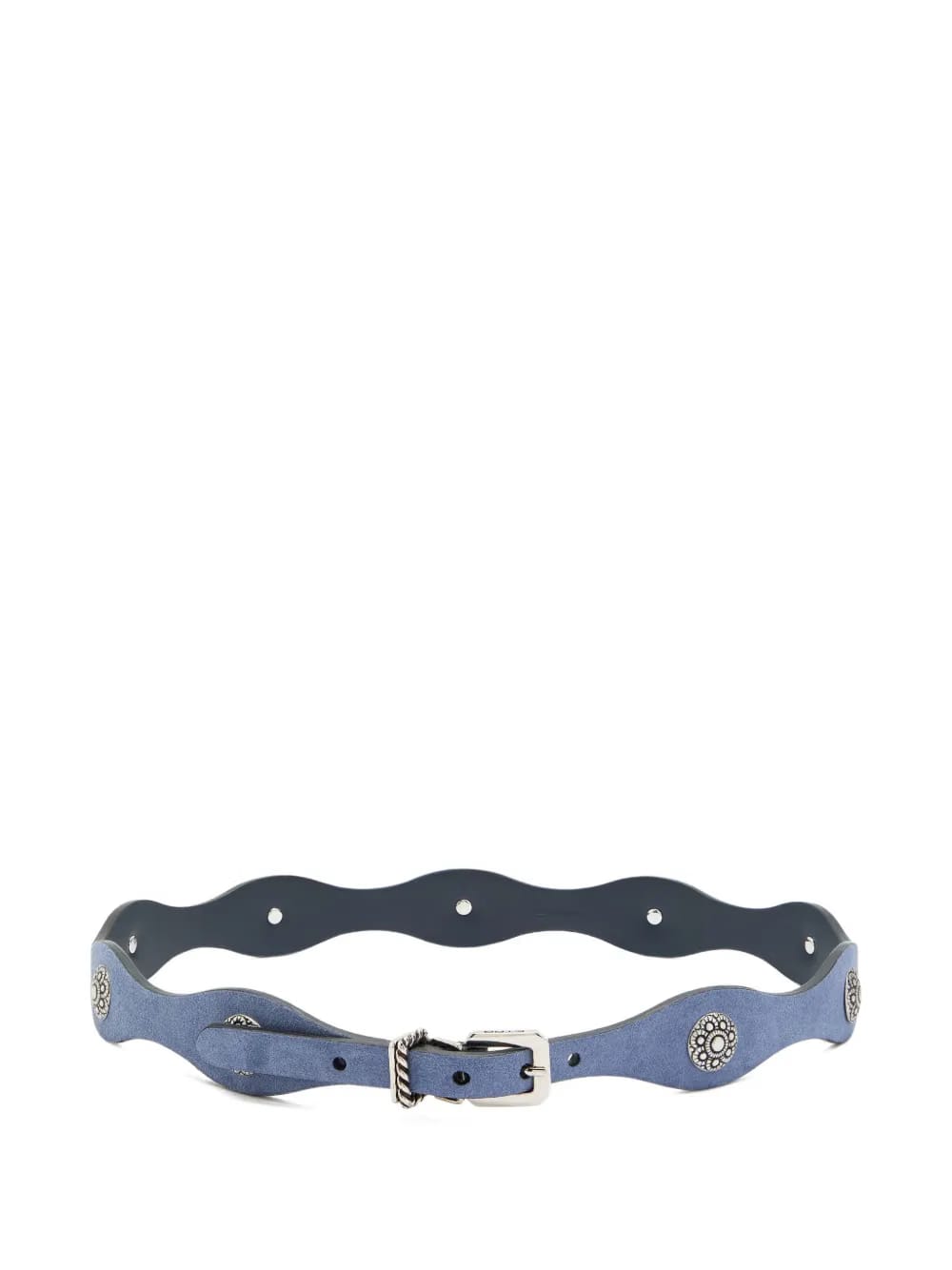 studded suede belt