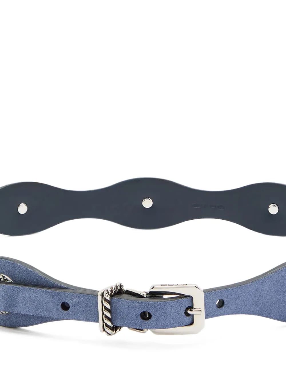 studded suede belt