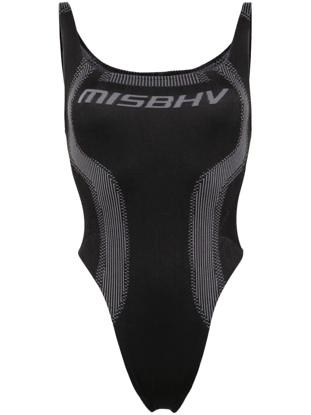 logo-embroidered jacquard body