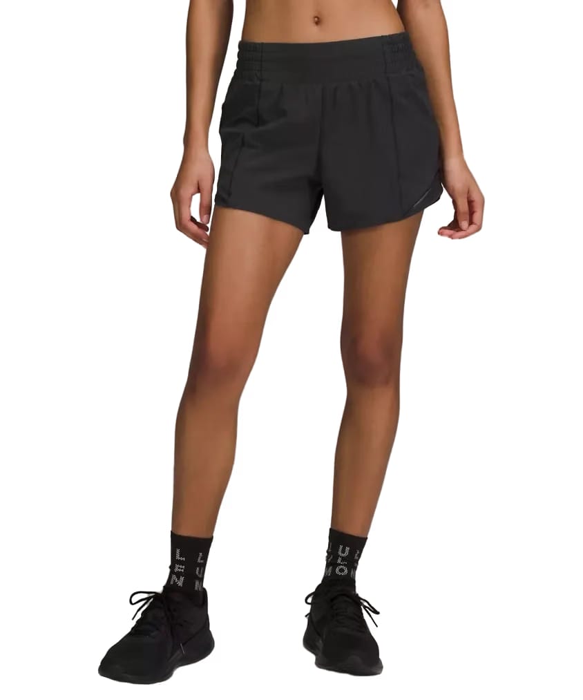 Lululemon Hotty Hot High-Rise Lined Shorts 4" Black