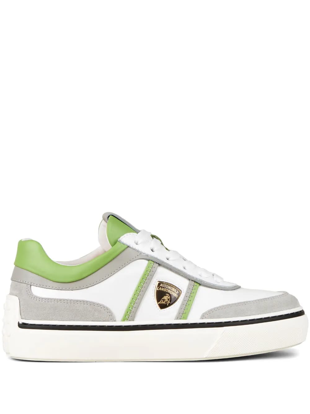 Automobili Lamborghini logo-debossed low-top sneakers
