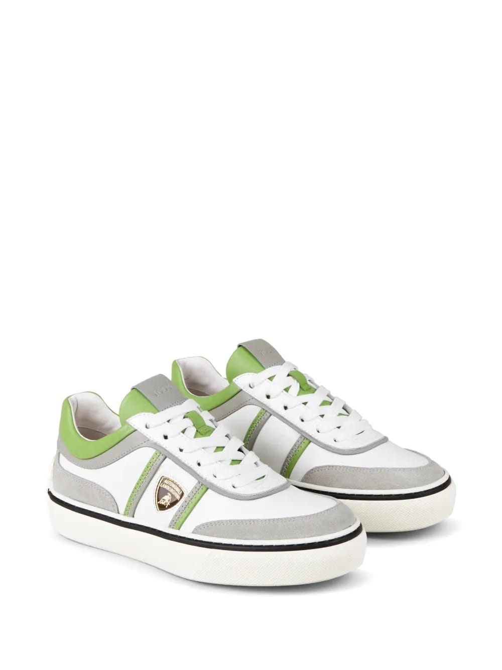 Automobili Lamborghini logo-debossed low-top sneakers