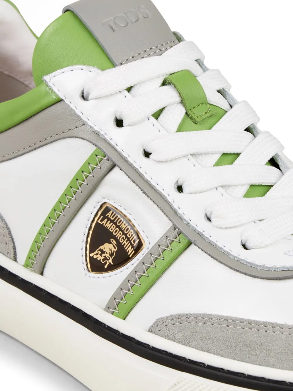 Automobili Lamborghini logo-debossed low-top sneakers