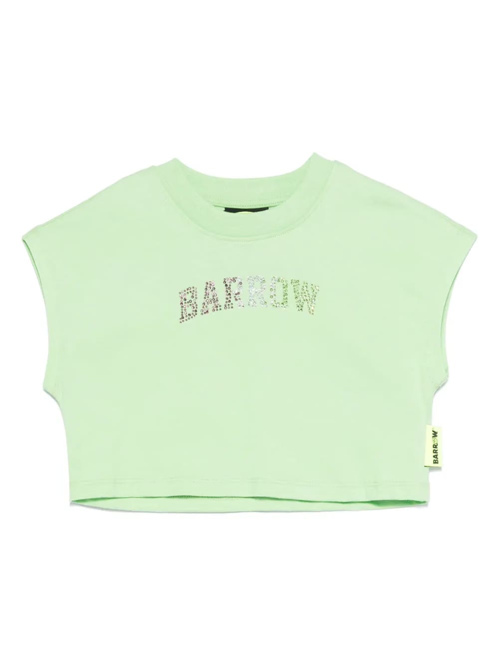 logo-embellished cropped T-Shirt