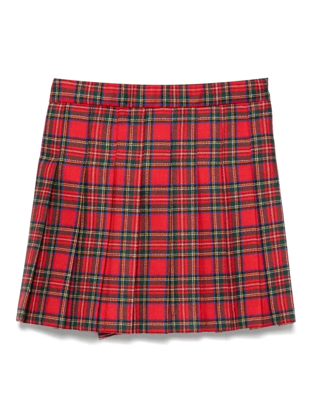 plaid pleated skirt