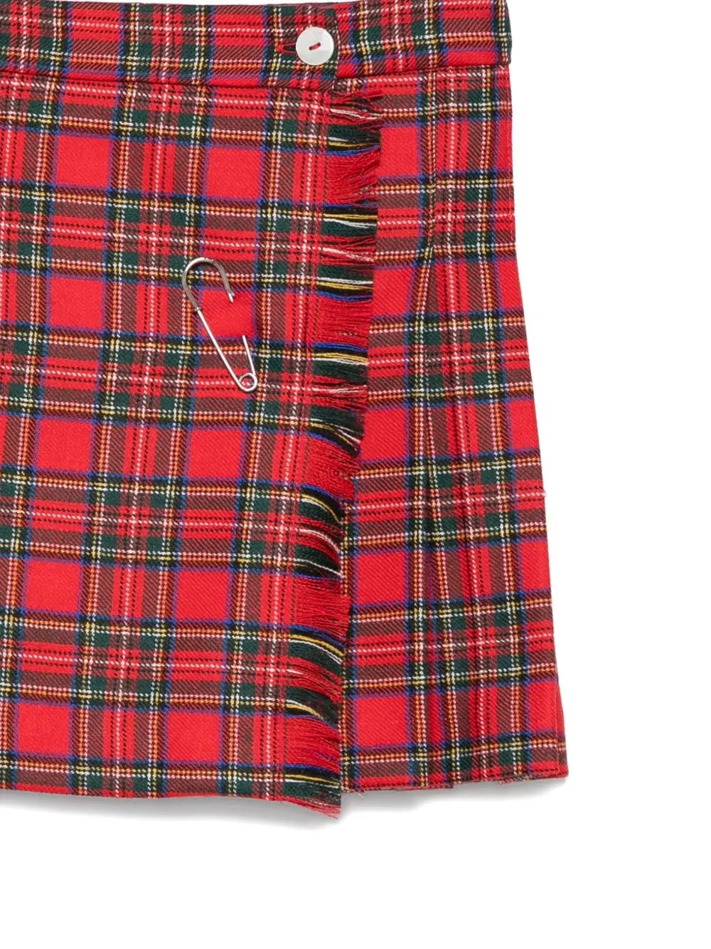 plaid pleated skirt