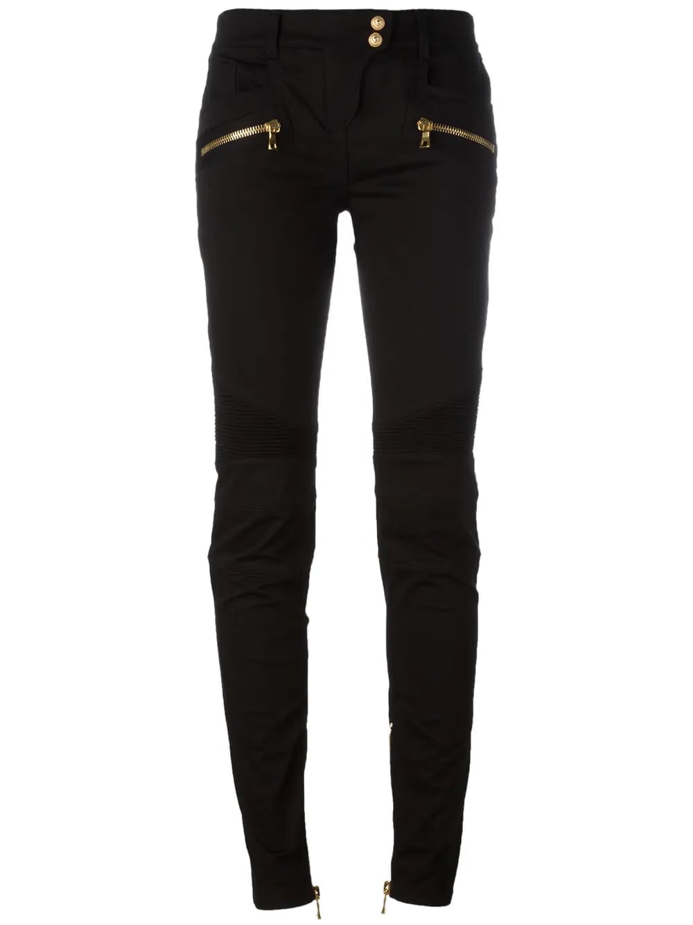 skinny biker trousers