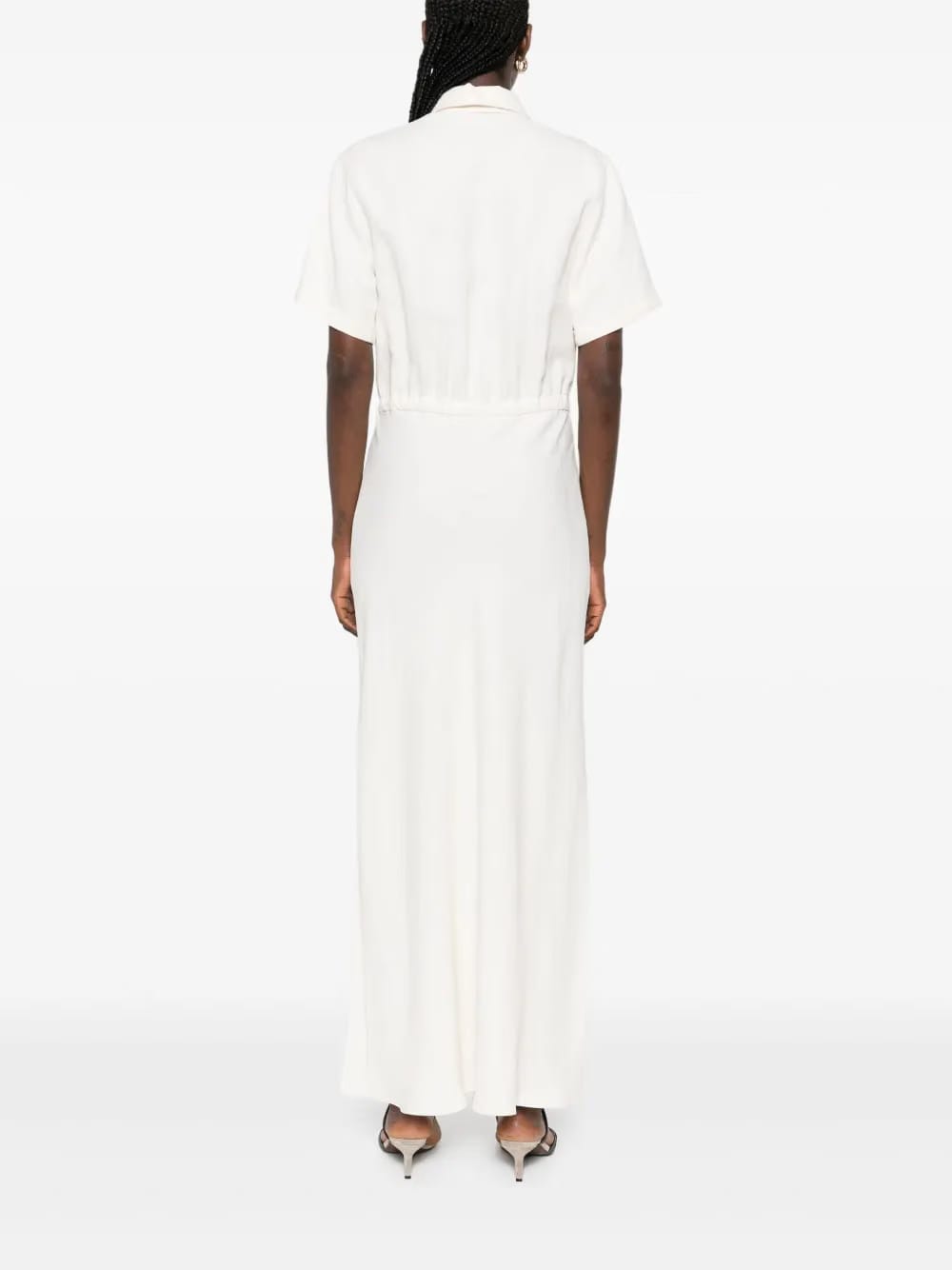 short-sleeves maxi dress