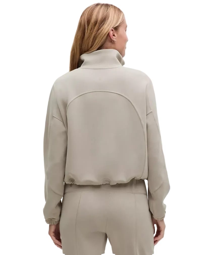 Lululemon Brushed Softstreme Half Zip Riverstone