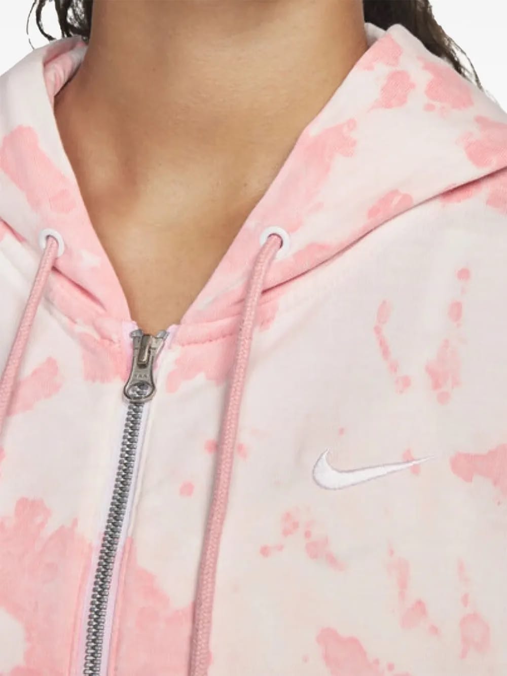 Cloud-Dye Purple Pulse/White Hoodie