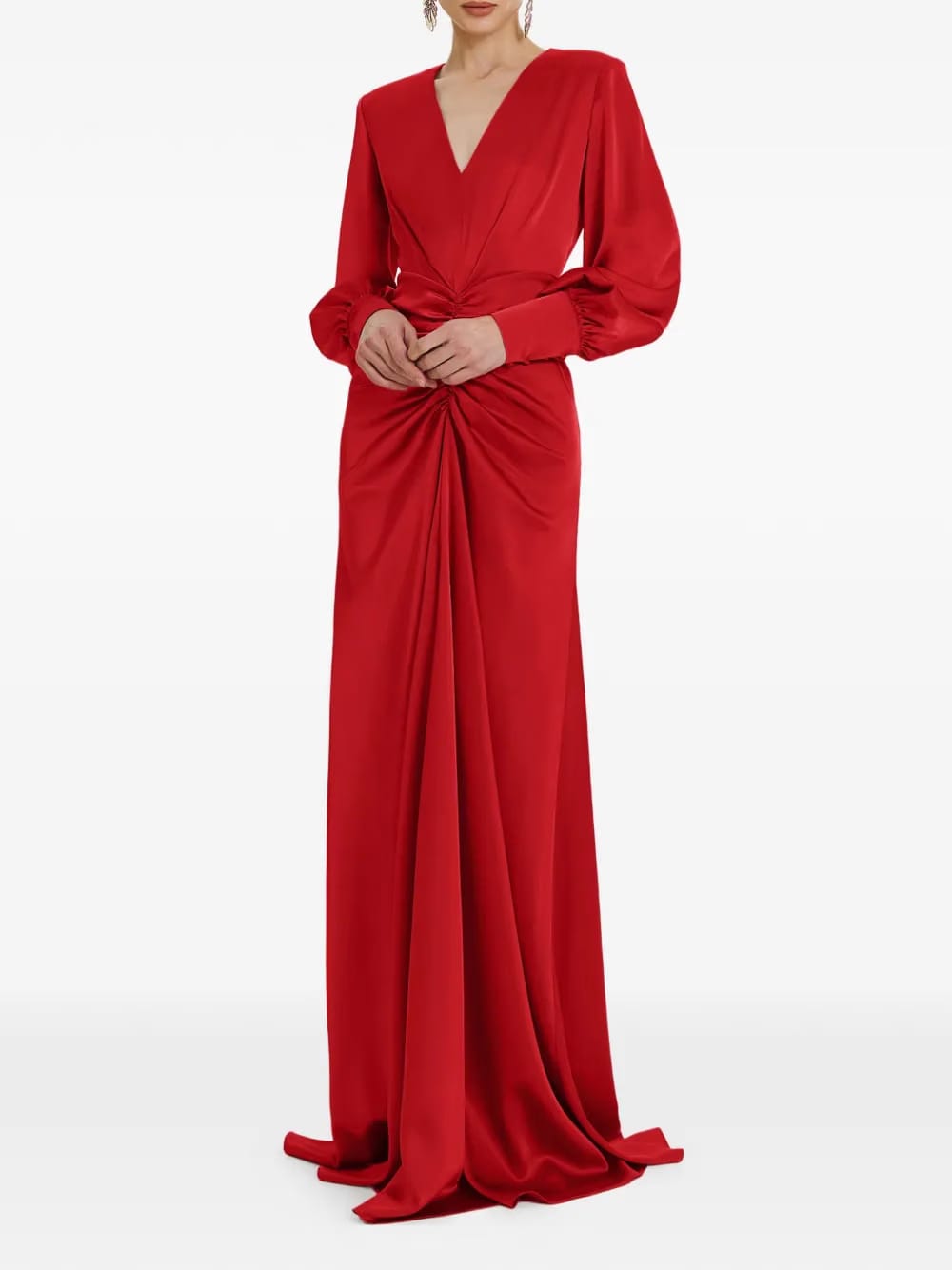 Vianna V-neck maxi dress