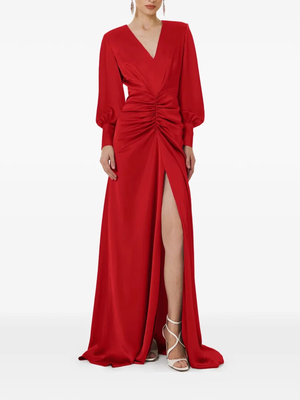 Vianna V-neck maxi dress