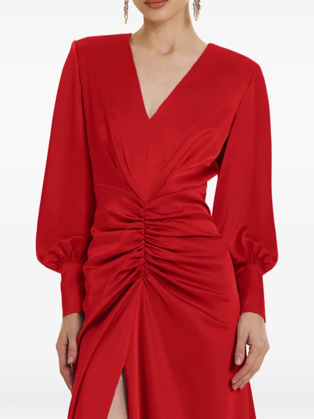 Vianna V-neck maxi dress