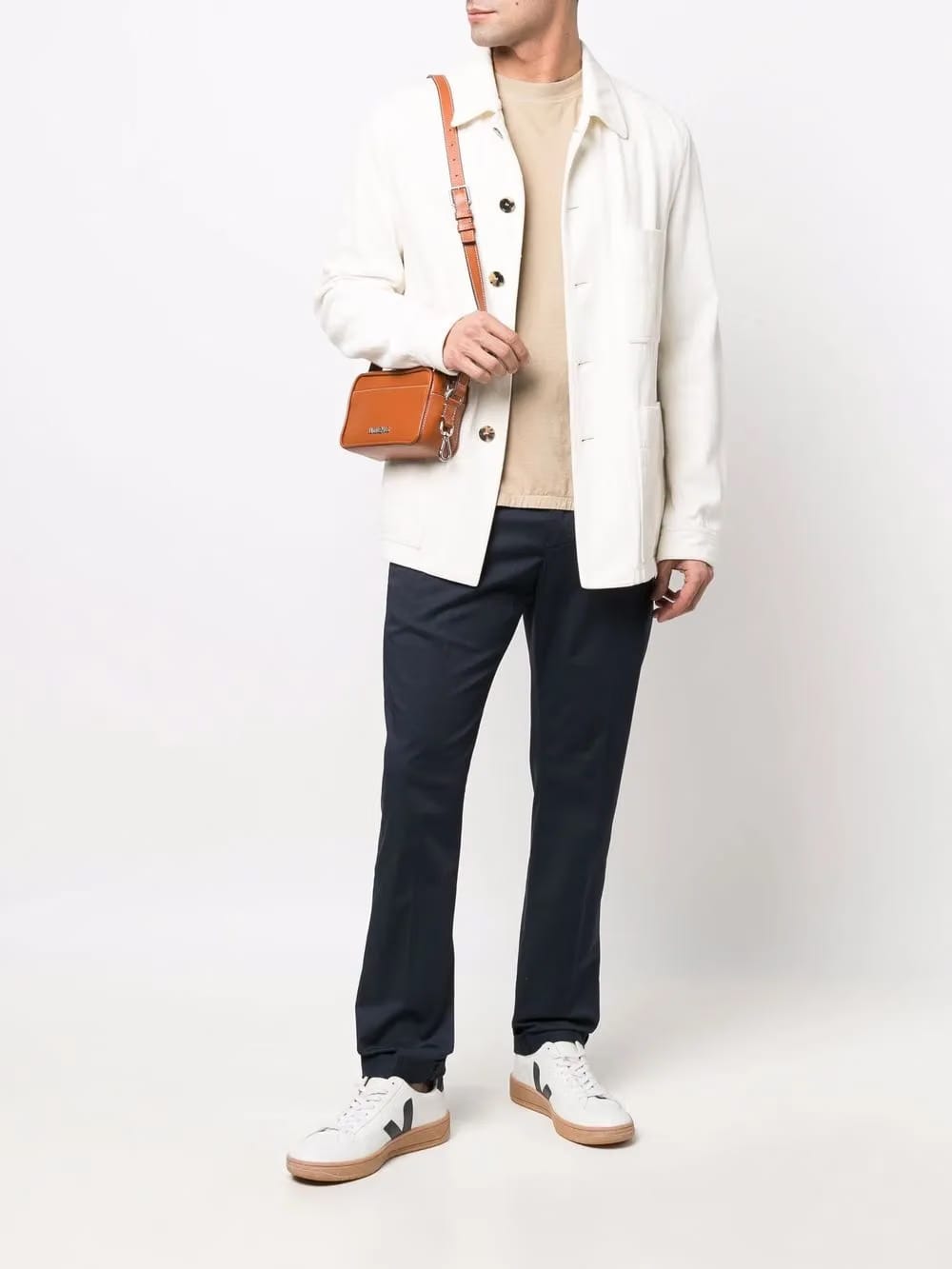 cropped slim-fit chinos