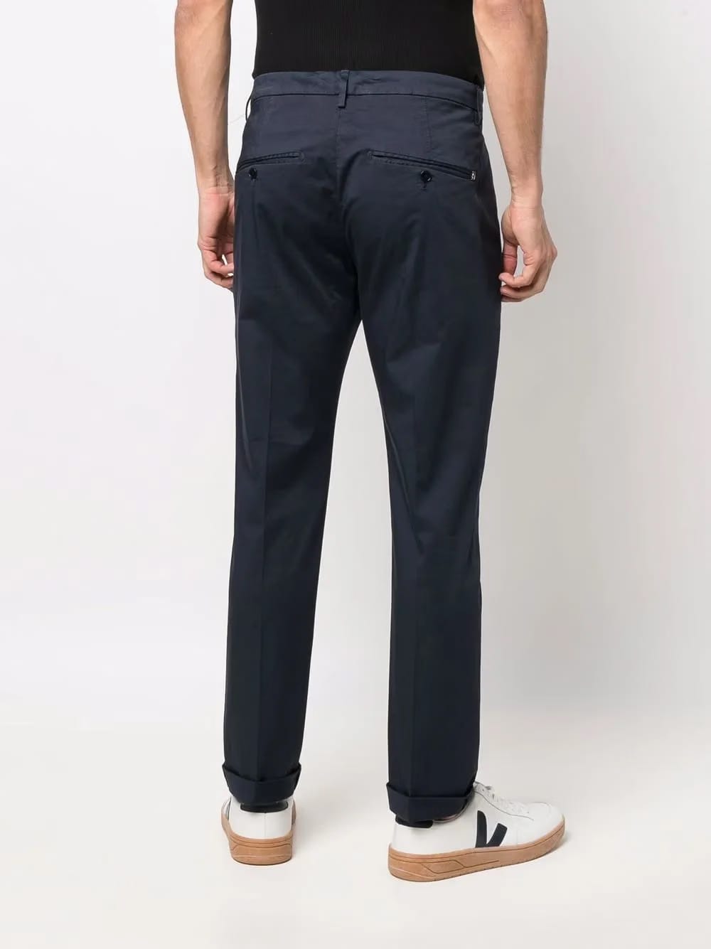 cropped slim-fit chinos