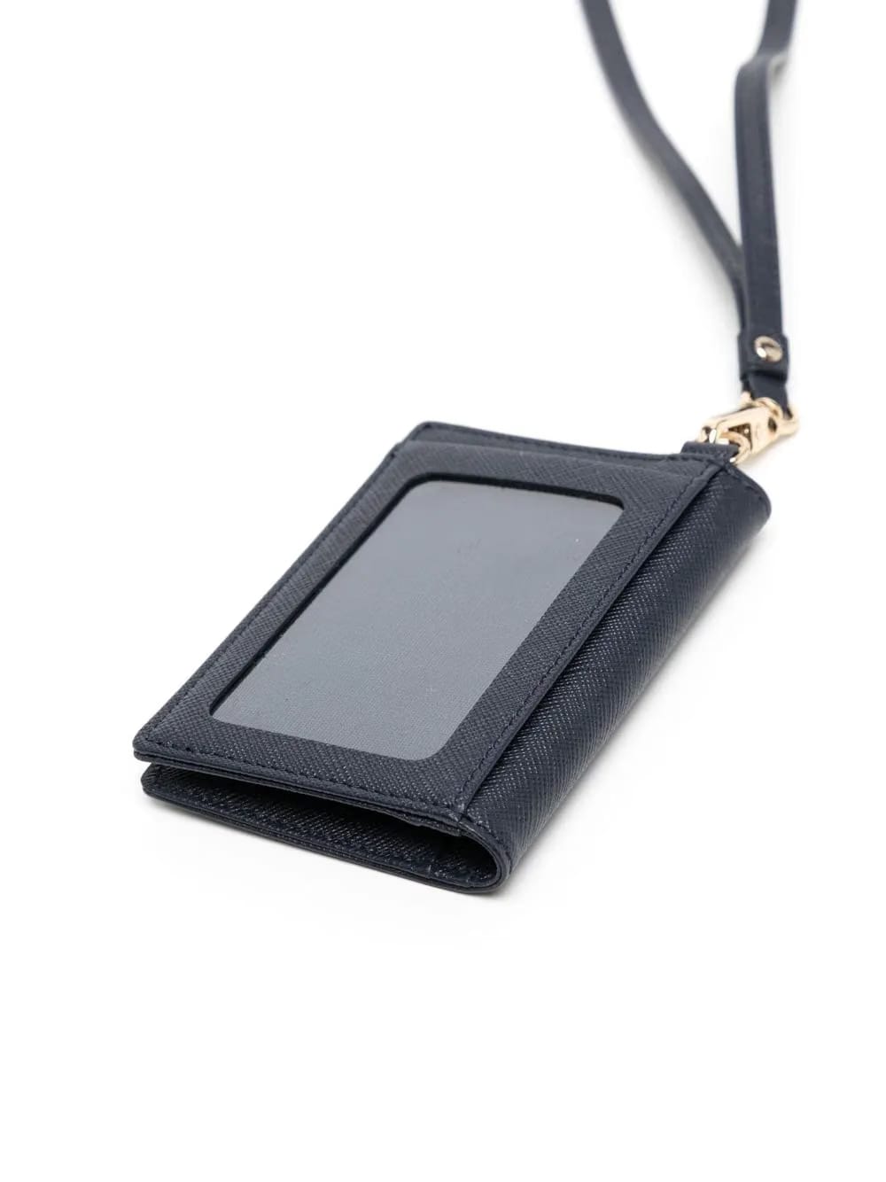 logo-detail leather cardholder