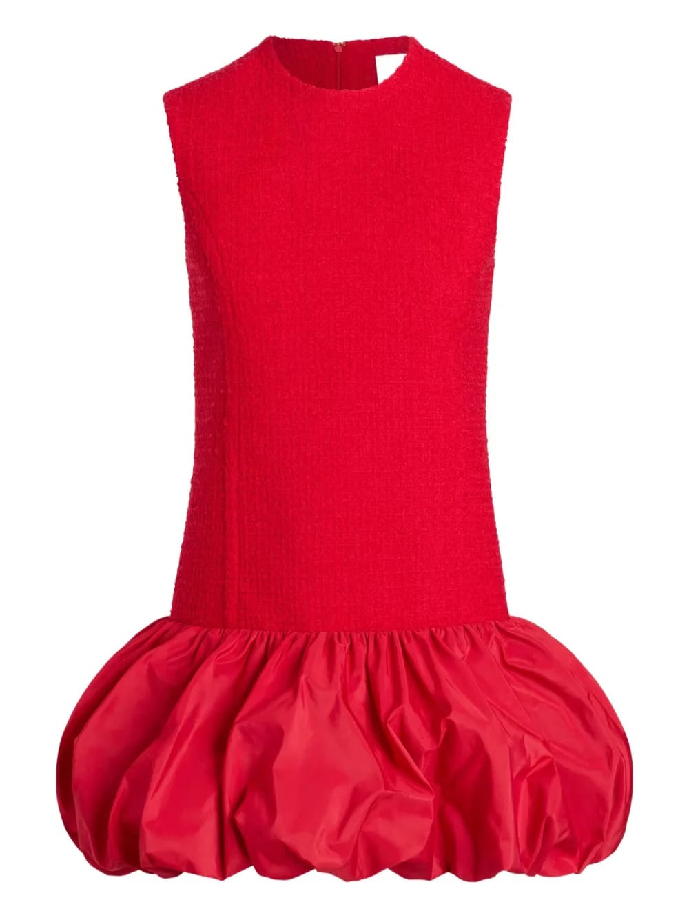 tweed bubble-hem dress