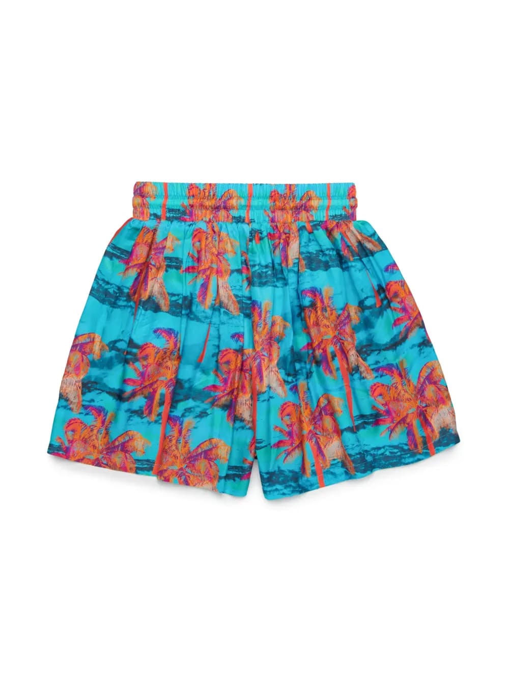 palm tree-print swim shorts