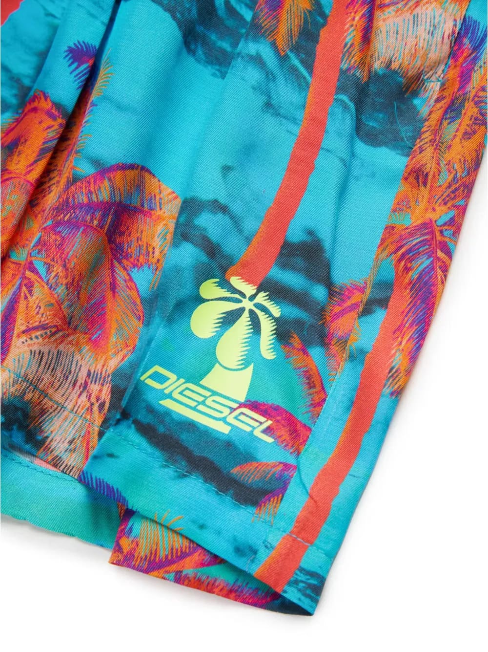 palm tree-print swim shorts