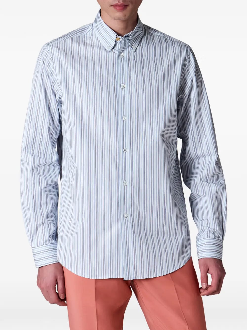 striped cuff shirt