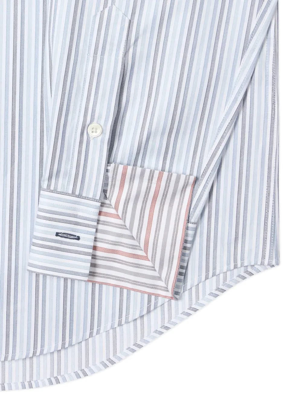 striped cuff shirt