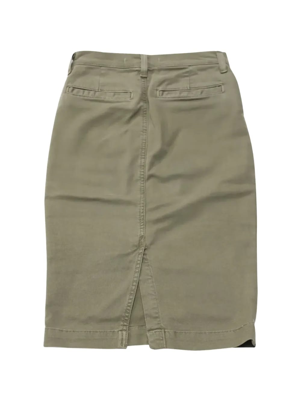 patch-pocket button pencil skirt